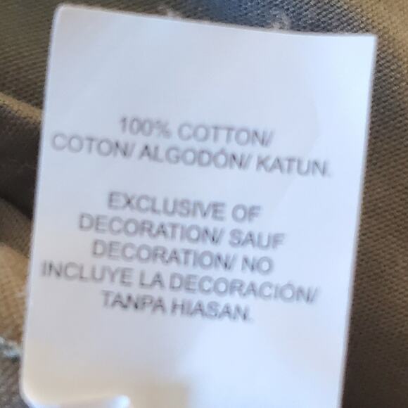 LUCKY BRAND Mens Embroidered Jacket Tiger Military Green Snap Front Pockets - Picture 14 of 16